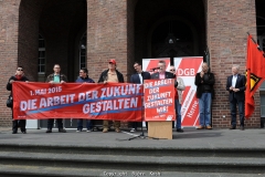 01.05.2015, Kundgebung zum 1. Mai, Mai-Demonstration - Foto: Björn Koch