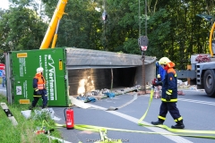 Lkw-Unfall Auffahrt A42